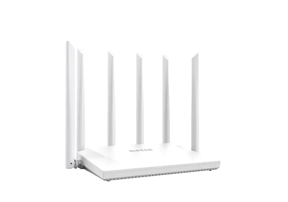 Роутер Netis NC63 беспроводной Wi-Fi 5, AC1200, 3 LAN, белый