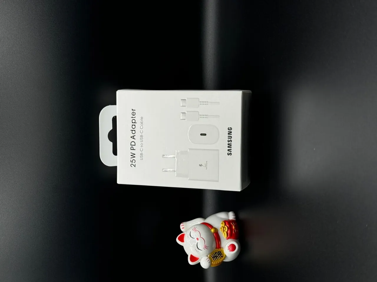 Сетевое зарядное устройство Samsung 25w белый+ кабель High Copy 1:1, фото 1