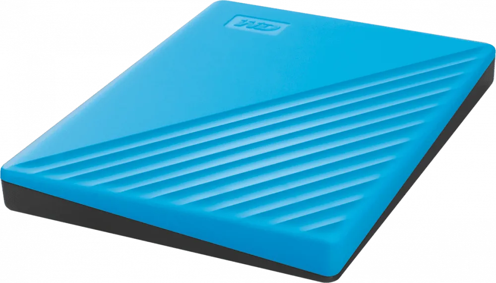 Внешний HDD 2Tb Western Digital My Passport Blue (WDBYVG0020BBL-WESN)