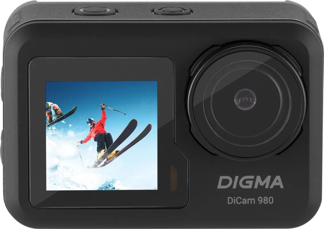 Экшн-камера Digma DiCam DC980 Combo 1xCMOS 12Mpix черный, фото 1