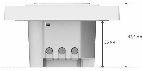 Умная розетка AQARA Wall Outlet H2 EU WP-P01D белый