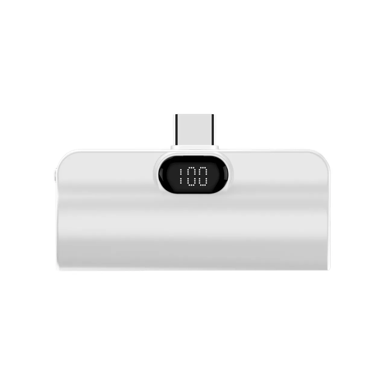 Внешний аккумулятор PERO PB12 5000 mAh, Li-Pol, с подставкой, белый, фото 1