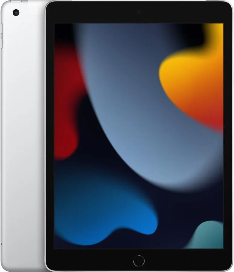 Планшет Apple iPad 2021 A13 Bionic 6С 3/64Gb серебристый MK493HN/A 10.2" IPS 2160x1620 4G iOS 8Mpix 12Mpix BT WiFi 9hr, фото 1
