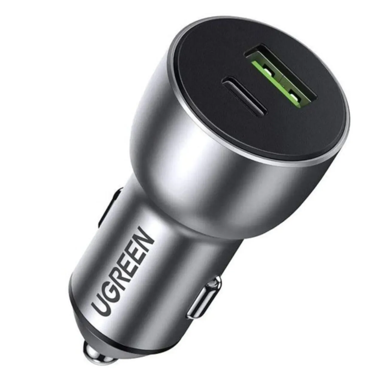 АЗУ UGREEN CD213 (10144) QC 3.0+QC 3.0 Dual USB-A 36W Fast Car Charger dark blue, фото 1