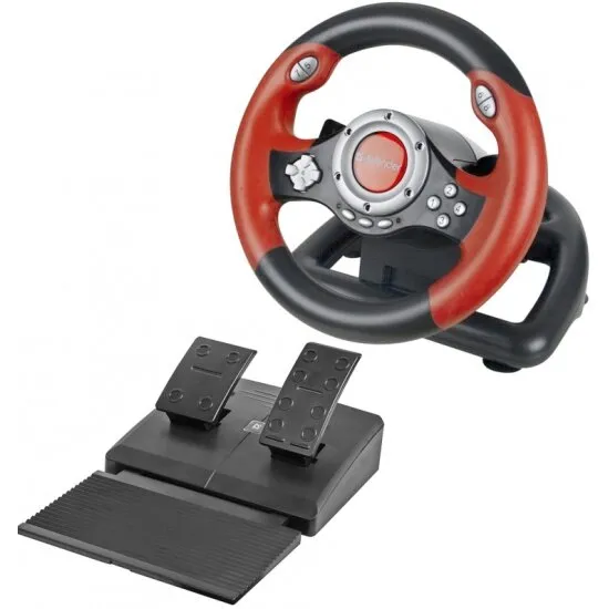 Руль DEFENDER Challenge Mini (64351) + педали, 10кн., 200 мм, USB, фото 1