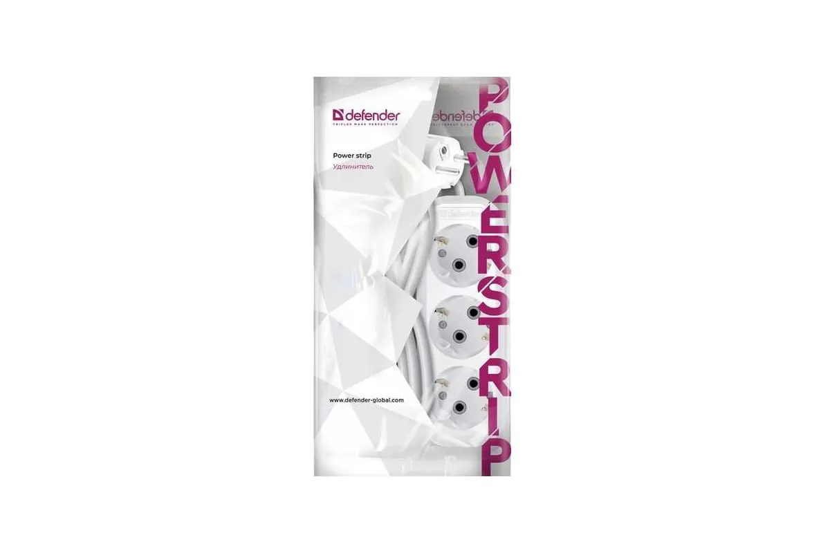 Сетевой фильтр DEFENDER R330 16 А, 1.5 м, заземление (99368)