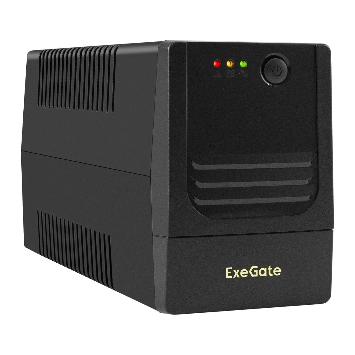 ИБП ExeGate Power NB-500.LED.AVR.2SH.USB (EX299481RUS) 500VA/300W, LED, AVR, 2*Schuko, USB, батарея 12V 4.5Ah, Black, фото 1