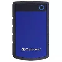 HDD ext 2.5" 2.0TB USB3.0 Transcend StoreJet 25H3, прорезиненный, синий (TS2TSJ25H3B)