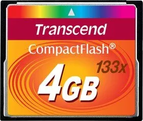 Карта памяти Transcend (TS4GCF133) CF 4Gb 133x Type I