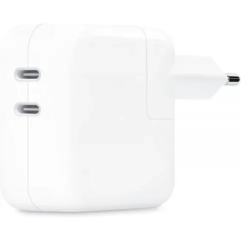 Адаптер Apple A2676 MW2K3ZM/A USB-C 35W 2xUSB от бытовой электросети