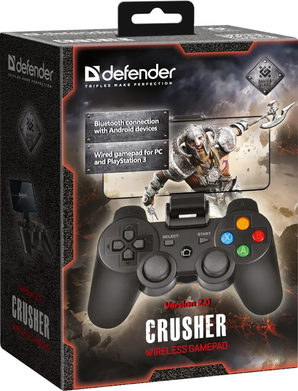 Геймпад беспроводной Defender Crusher USB,Bluetooth,Android,Li-Ion (64290)