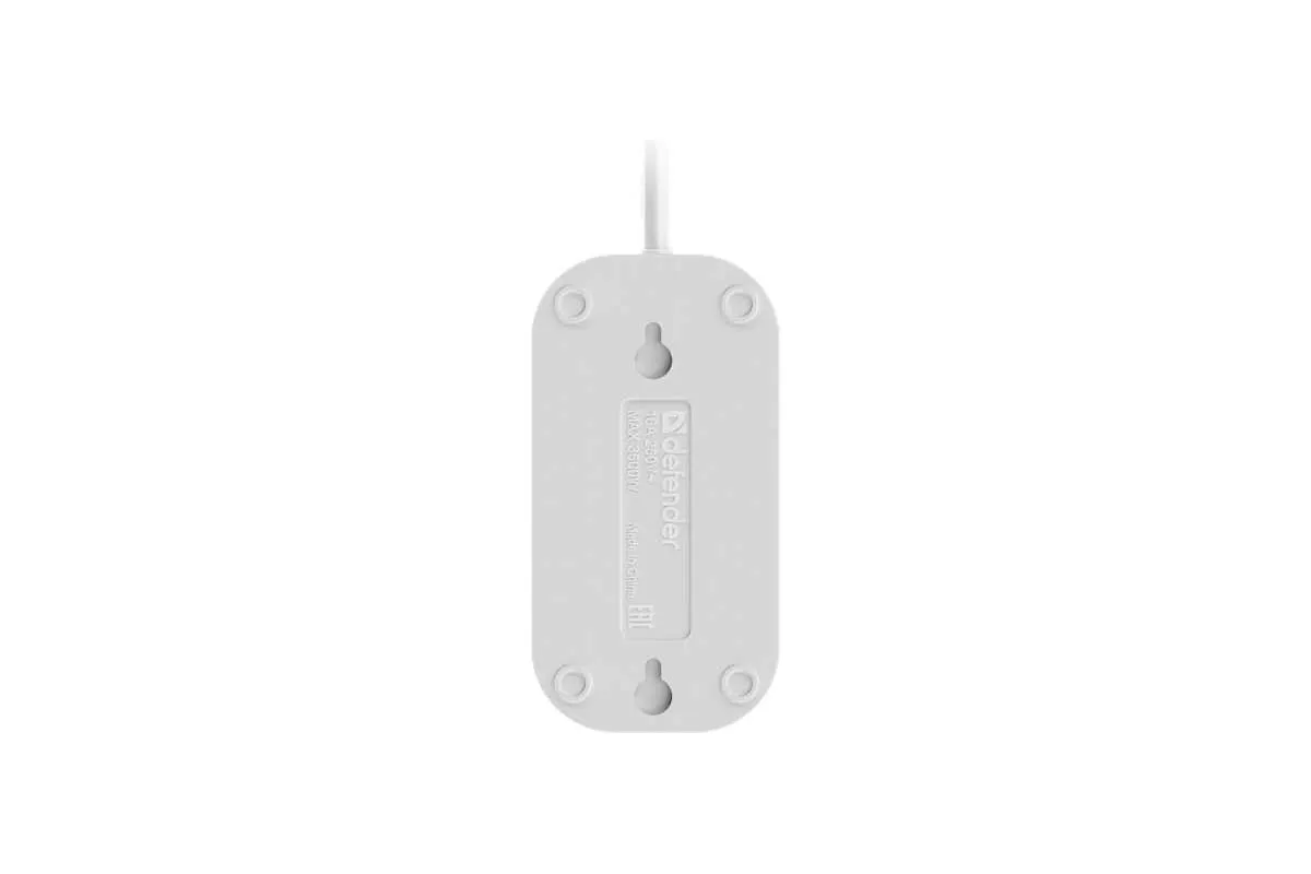 Сетевой фильтр DEFENDER R320 16 А, 5 м, заземление (99367)