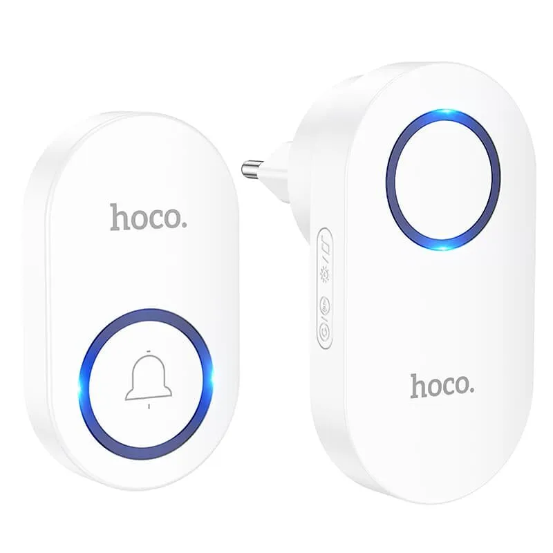 Дверной звонок HOCO HI25 wireless doorbell(EU) (белый)