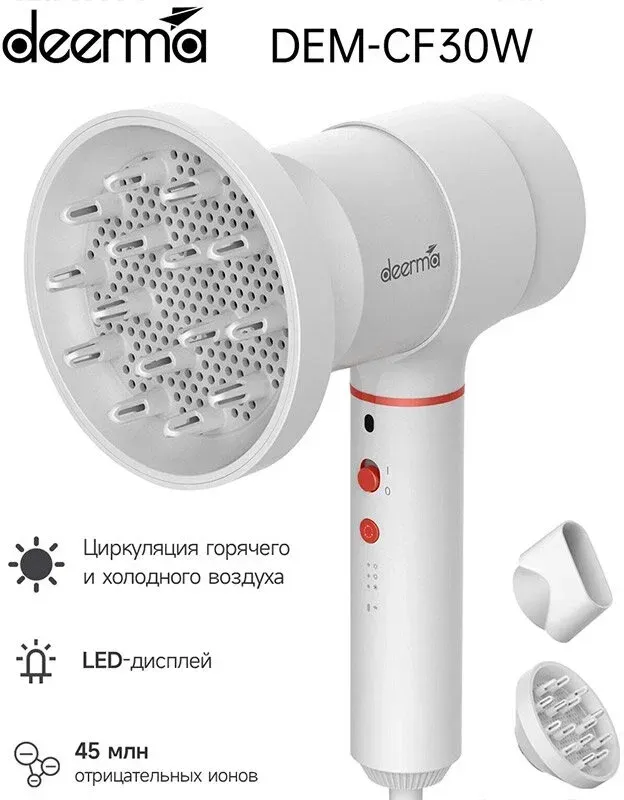 Фен для волос DEERMA DEM-CF30W, фото 1
