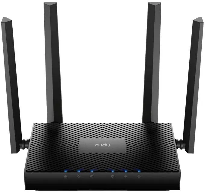 Cudy WR3000E Гигабитный роутер 2.0 Wi-Fi 6 AX3000, 2,4/5ГГц, до 2976Мбит/с, 5x1Гбит/с, IPv6, 4 антенны, черный, фото 1