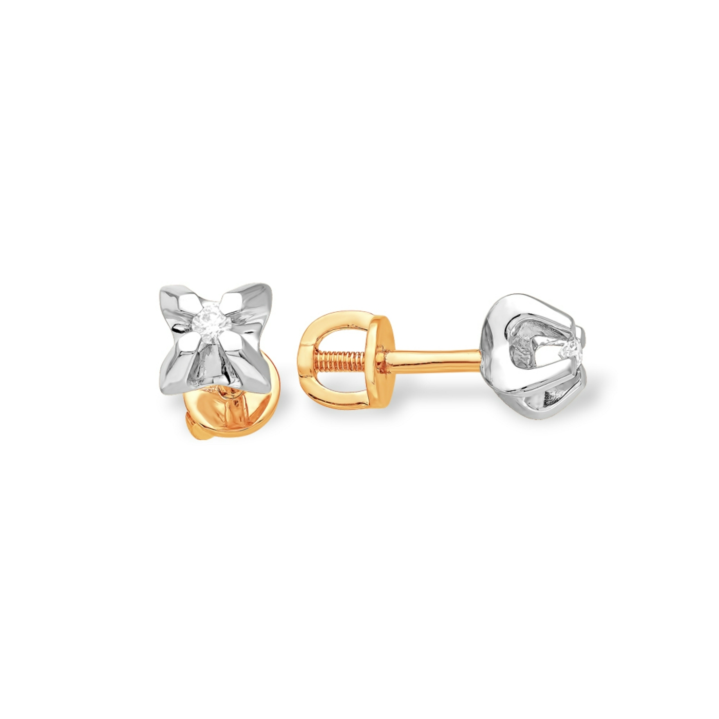 Серьги из золота с бриллиантами