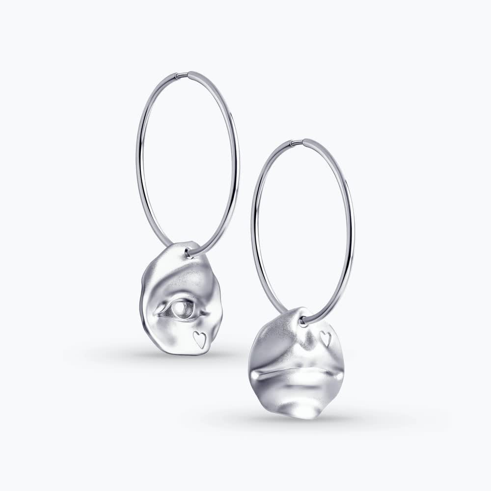 Серьги  из серебра 