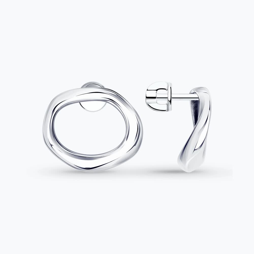 Серьги  из серебра 