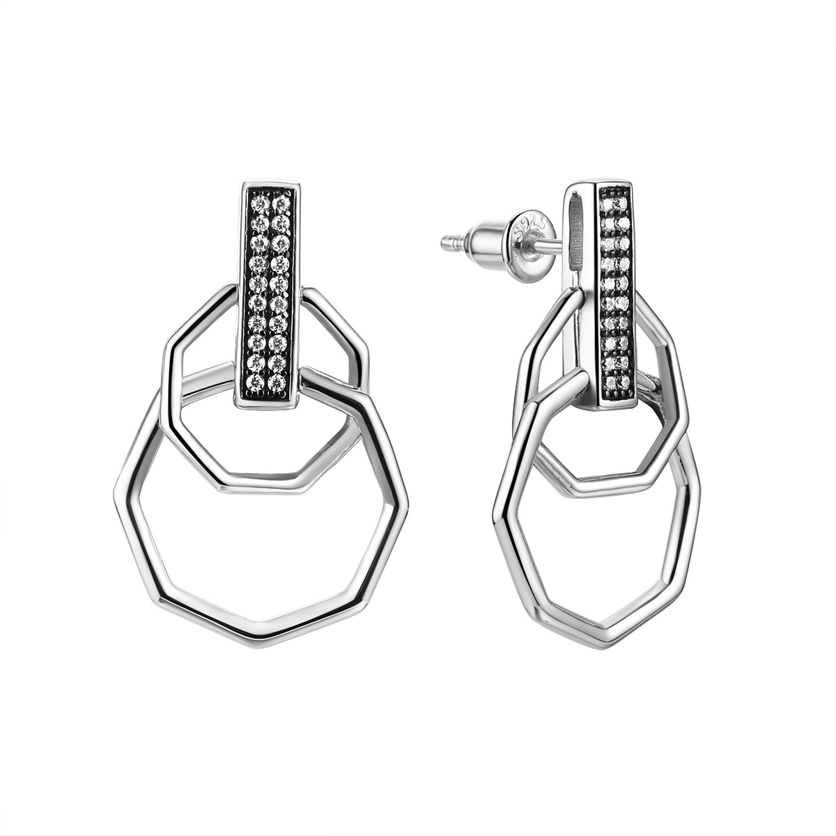 Серьги из серебра 