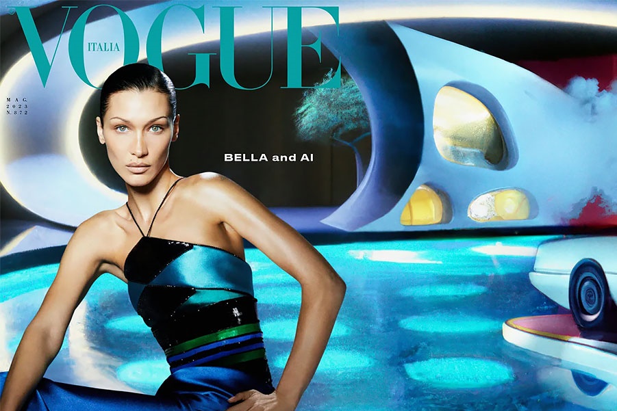 Обложка майского номера Vogue Italy