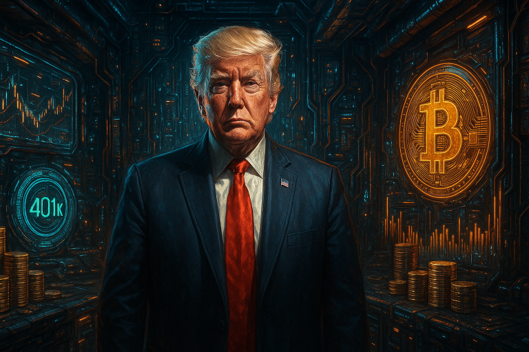 Трамп разрешил инвесторам 401(k) вкладываться в криптовалюты и частный капитал