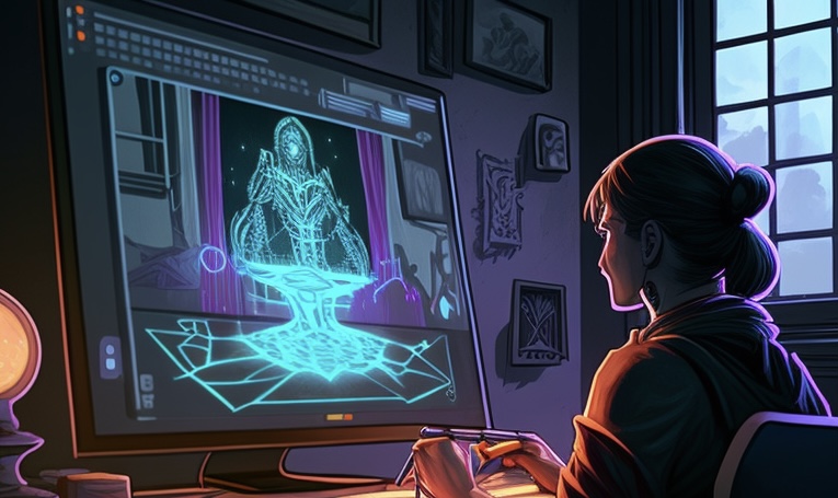Концепция безопасности блокчейна // Иллюстрация: Midjourney