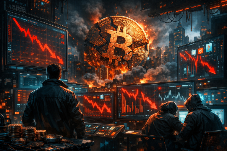Акции крипто-казначейств упали на 17% вслед за биткоином — Bloomberg