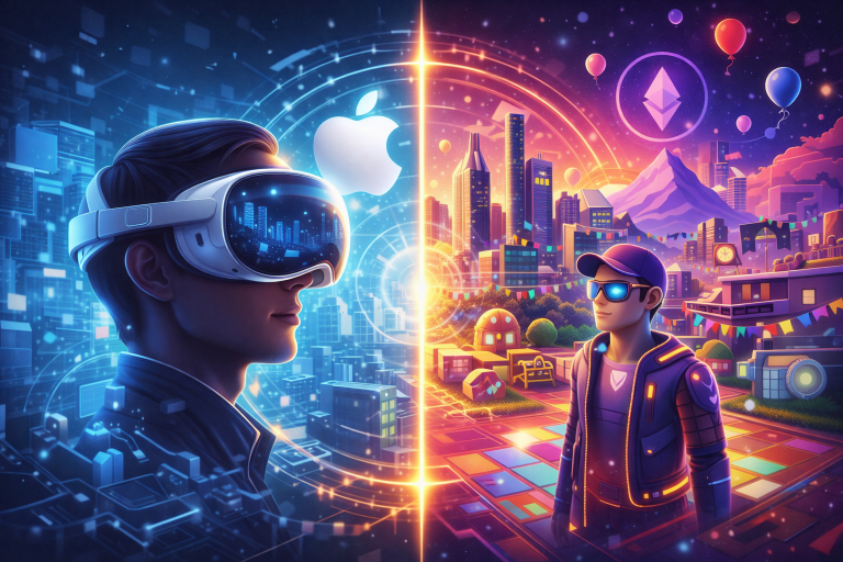 Слияния метавселенных: Decentraland против Apple Vision Pro