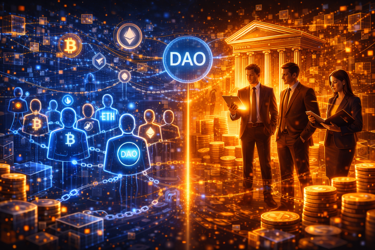 DAO в DeFi: Трансформация инвестиций и венчурных фондов