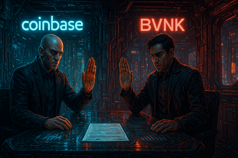 Coinbase отказалась от покупки стартапа BVNK за $2 млрд