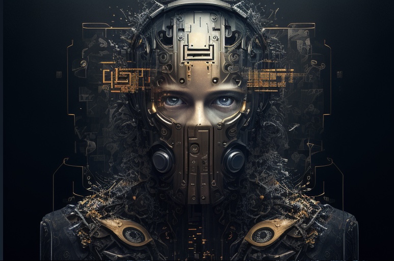 created by a neural network