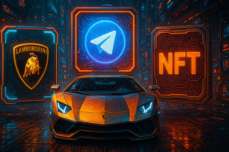 Lamborghini выпустили коллекционные NFT-стикеры на TON