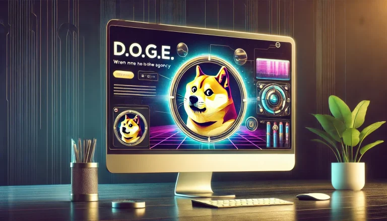 На сайте агентства D.O.G.E. Маска появился логотип Dogecoin