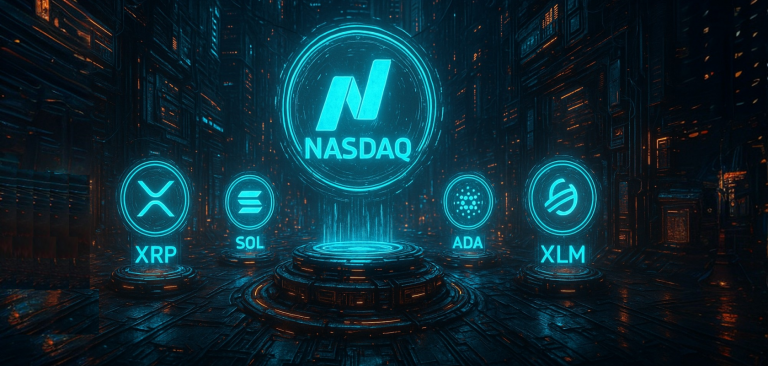 Nasdaq предлагает включить XRP, SOL, ADA и XLM в индекс крипто-ETF от Hashdex