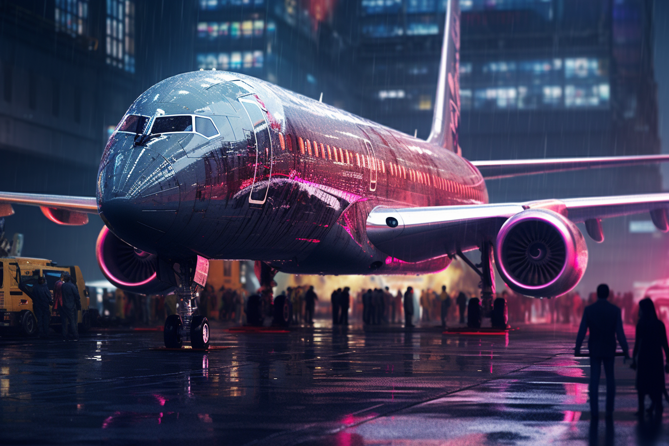 Авиакомпания Lufthansa выпустит NFT // Иллюстрация: Midjourney