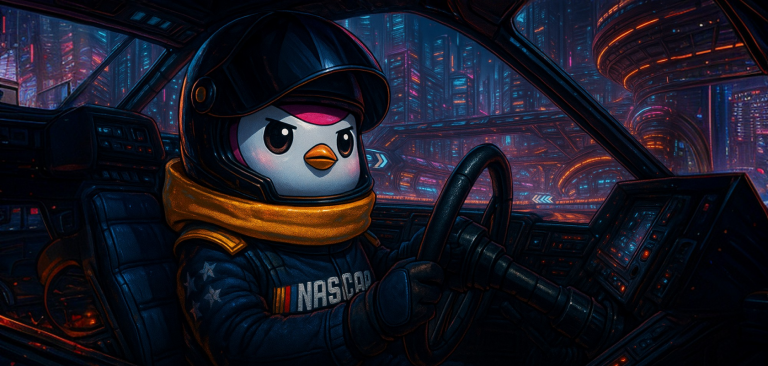 NFT-проект Pudgy Penguins запартнерился с NASCAR