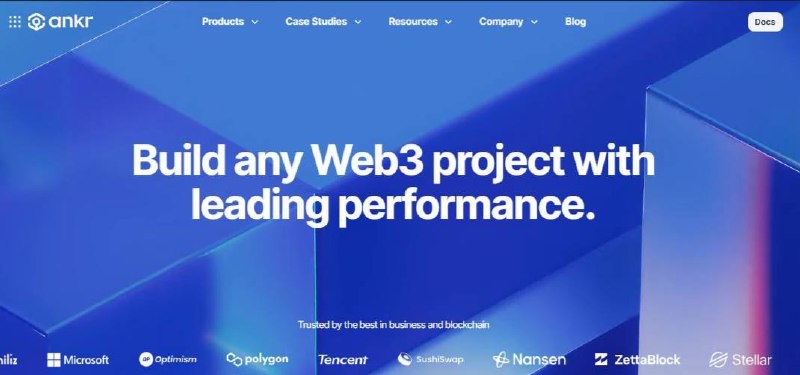 Стартовая страница Ankr // Источник: Ankr