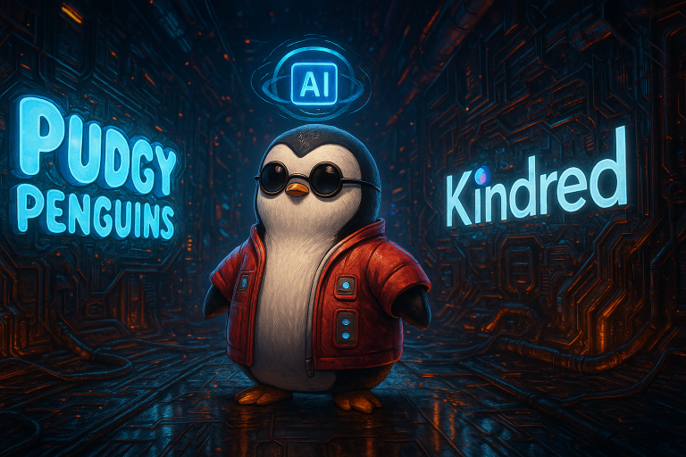 Pudgy Penguins и Kindred запустили NFT-персонажей с ИИ