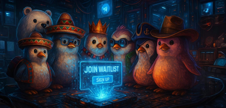 Pudgy Penguins запустили игру в Telegram и открыли waitlist для ранних пользователей