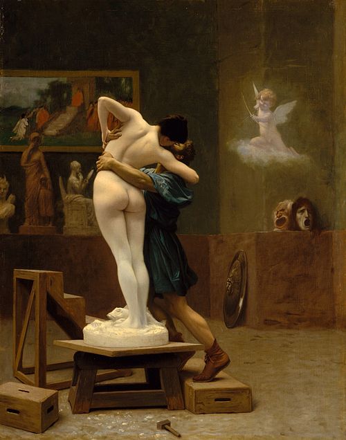 Пигмалион и Галатея, Жан-Леон Жером, 1890, Метрополитен-музей, Нью-Йорк // Источник: Wikipedia