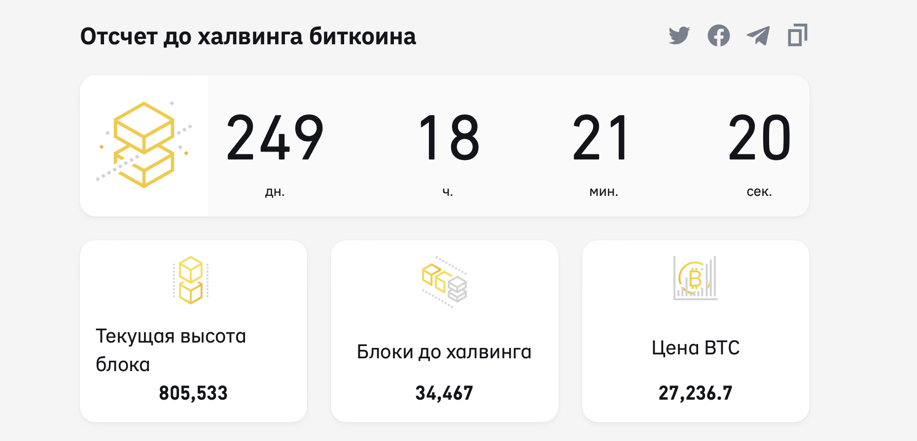 halving