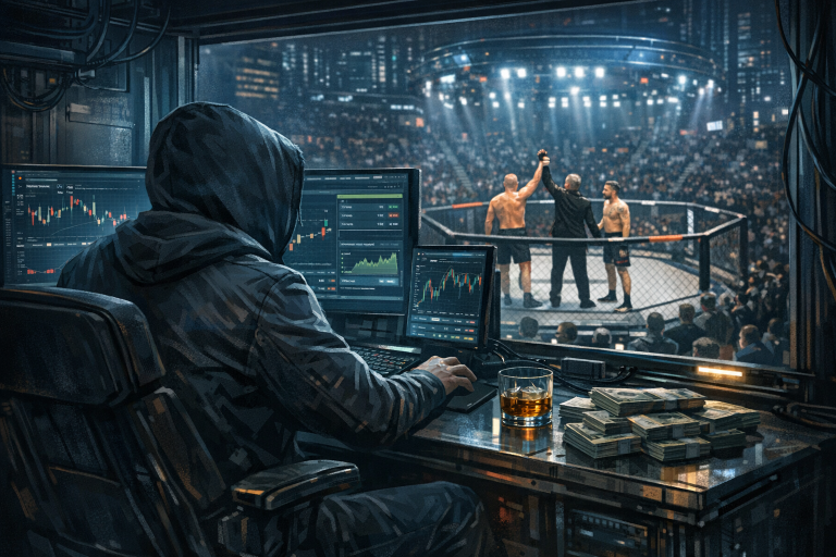 Трейдер Polymarket заработал $67 000 на ошибке комментатора во время турнира UFC