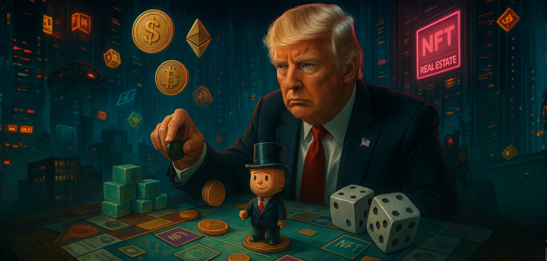 Трамп запускает криптоигру с NFT и недвижимостью в духе «Monopoly GO!»