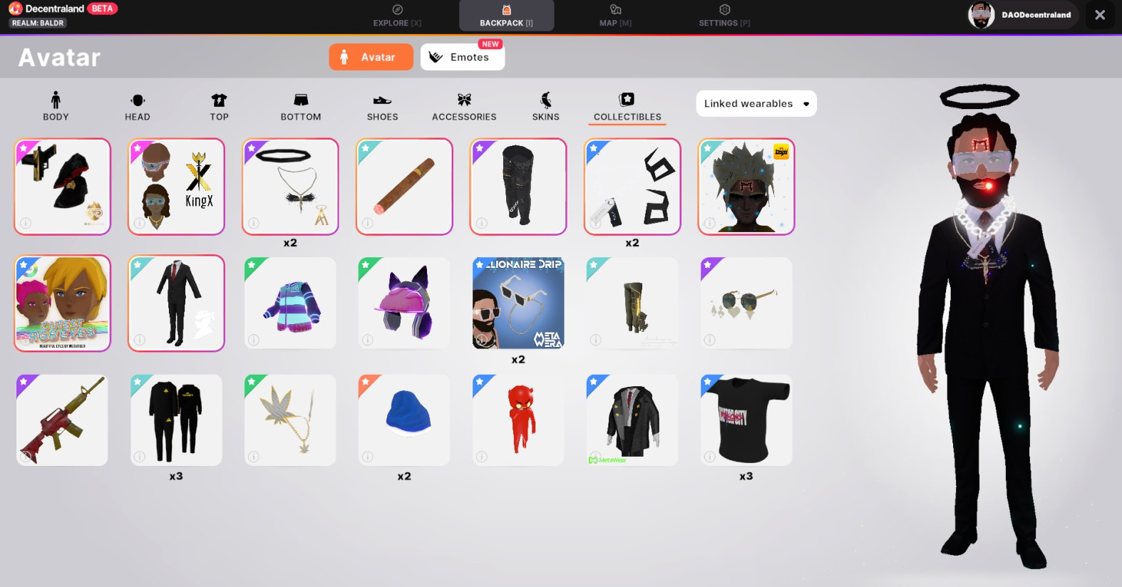Виртуальный аватор в Decentraland // Источник: coda.io
