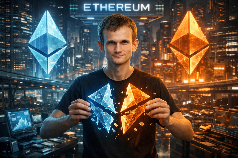 Виталик Бутерин предложил разделить Ethereum ради дешевых комиссий