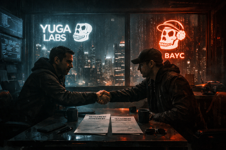 Yuga Labs и Ryder Ripps помирились после двух лет судебных споров