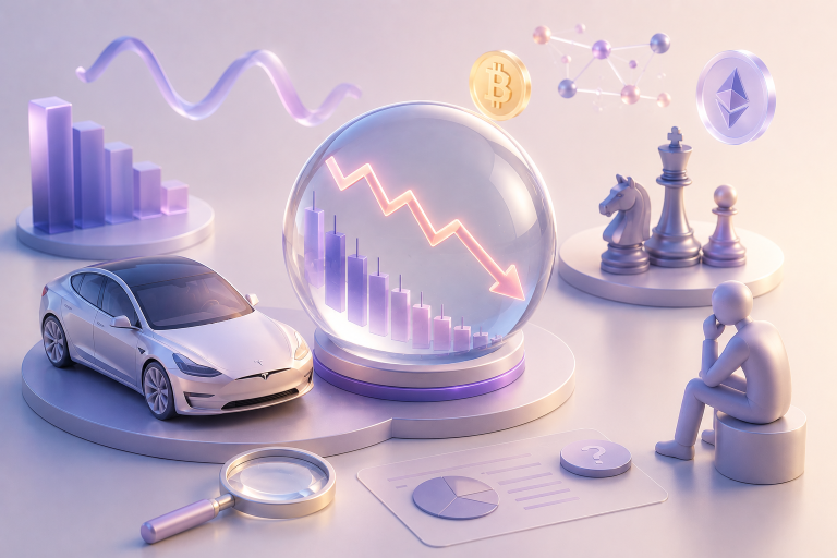 Сигнал с рынка предсказаний, который предвосхитил падение Tesla