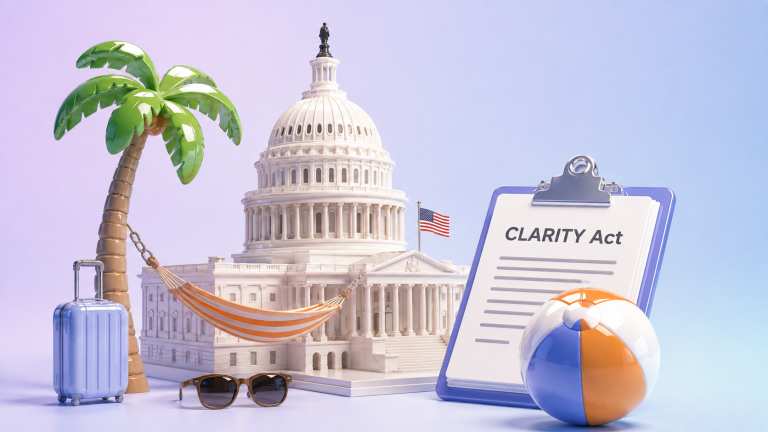 Сенат США ушел на каникулы без голосования по CLARITY Act