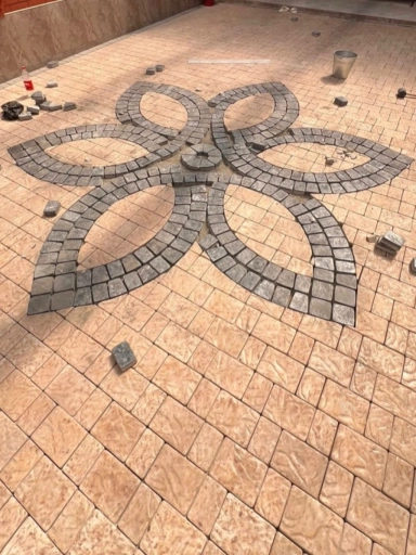 Укладка брусчатки