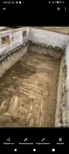 Копаем яма и траншей подвал ручной